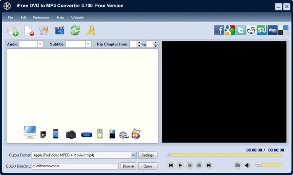 iFree DVD to FLV Converter 4.30