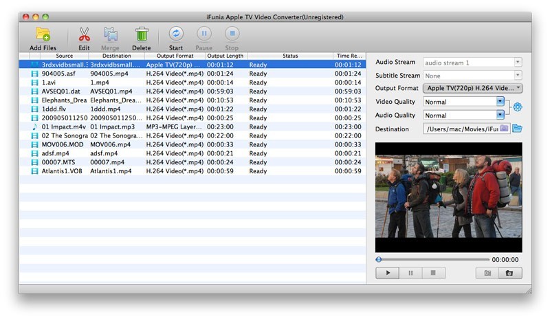 iFunia Apple TV Video Converter for Mac 3.9.0