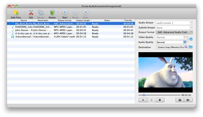 iFunia AudioConverter for Mac 3.9.0
