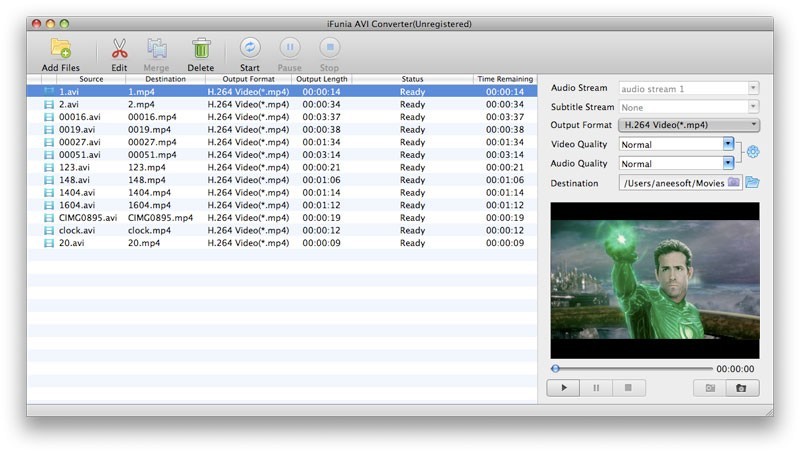 iFunia AVI Converter for Mac 3.9.0