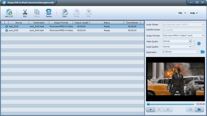 iFunia DVD to iPod Converter 3.5.0.0
