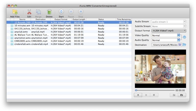 iFunia WMV Converter for Mac 3.9.0