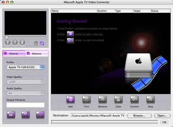 iMacsoft Apple TV Video Converter for Mac 2.0.3.0515