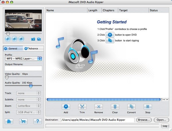 iMacsoft DVD Audio Ripper for Mac 2.6.2.0912