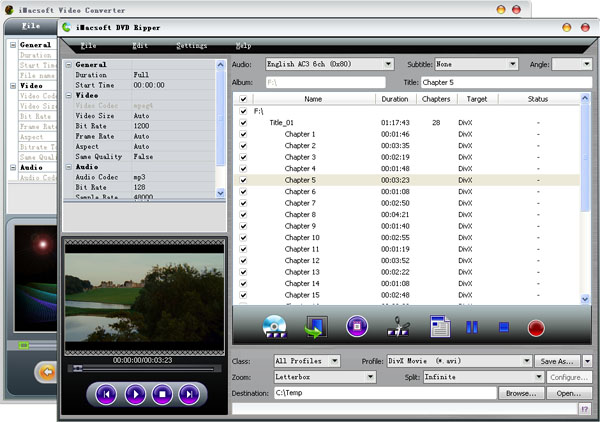 iMacsoft DVD Ripper Suite 2.0.1.0621