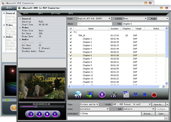 iMacsoft DVD to FLV Suite 2.0.1.0621