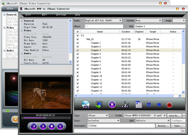 iMacsoft DVD to iPhone Suite 2.0.1.0621