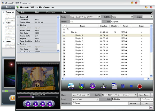 iMacsoft DVD to MP4 Suite 2.0.1.0621