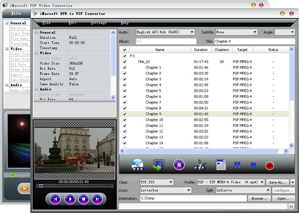 iMacsoft DVD to PSP Suite 2.0.1.0621