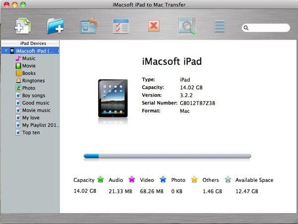 iMacsoft iPad to Mac Transfer 3.1.7.0513