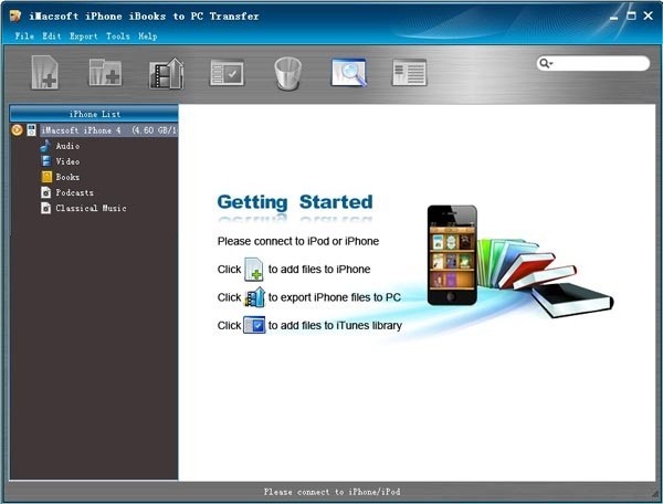 iMacsoft iPhone iBooks to PC Transfer 2.7.3.1007