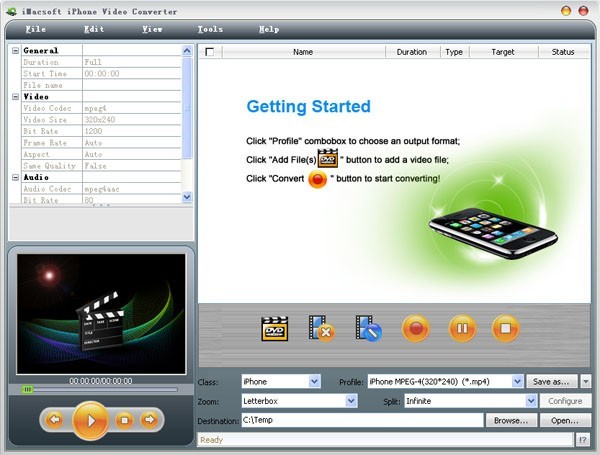iMacsoft iPhone Video Converter 2.0.1.0614