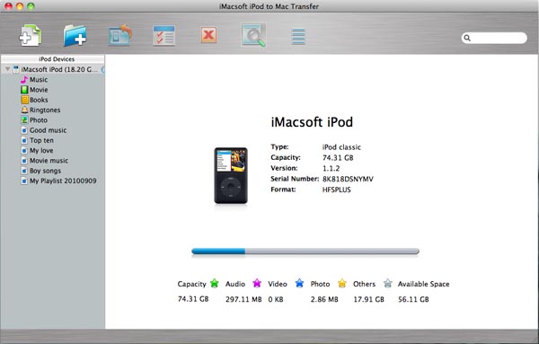 iMacsoft iPod to Mac Transfer 2.8.2.1007