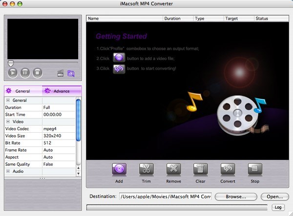 iMacsoft MP4 Converter for Mac 2.5.4.0809