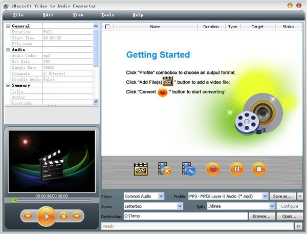 IMacsoft Video to Audio Converter 2.4.3.0325