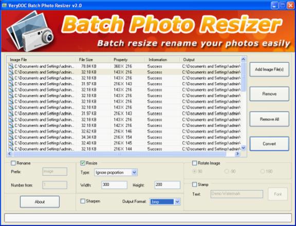 Image Batch Resizer 1.0
