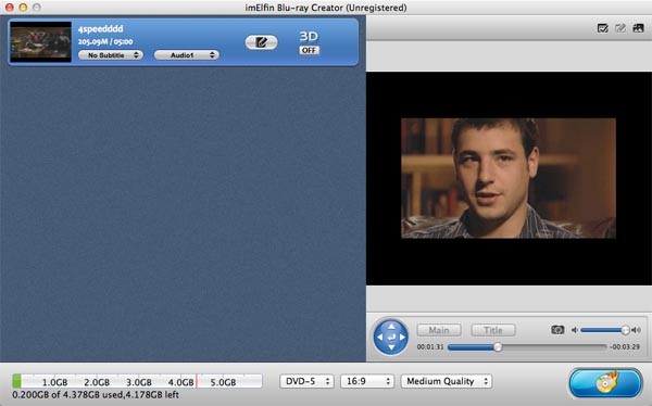 ImElfin Blu-ray Creator for Mac 1.2.0