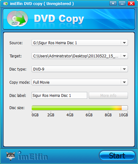 ImElfin DVD Copy 1.3.0.1