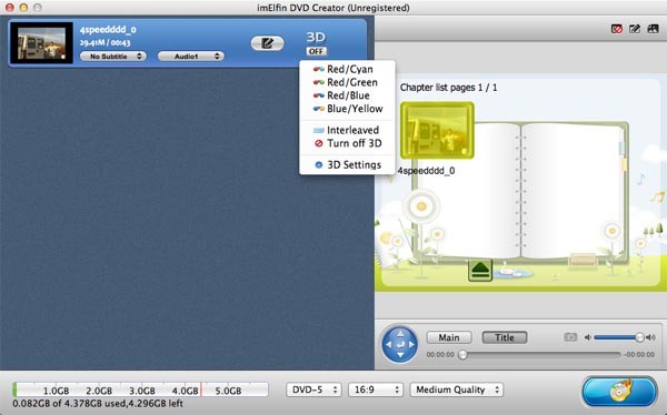 ImElfin DVD Creator for Mac 1.2.0