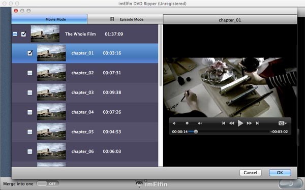 ImElfin DVD Ripper for Mac 1.2.0