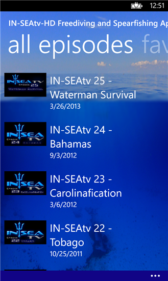 IN-SEAtv-HD Freediving and Spearfishing App 1.17.0.2