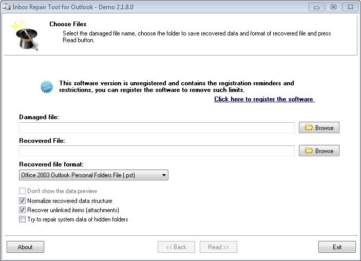 Inbox Repair Tool for Outlook 1.0.2.0