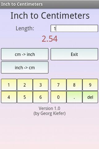 Inch to Centimeters Pro 1.0