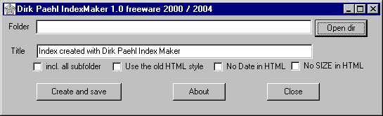 IndexMaker 1.0