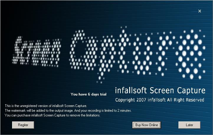 infallsoft Screen Capture 2.08