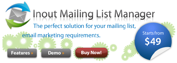 Inout Mailing List Manager 3.1