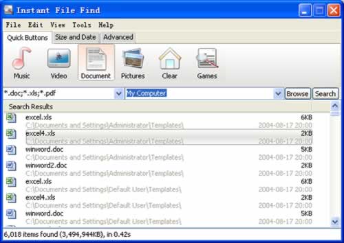 Instant File Find 1.4