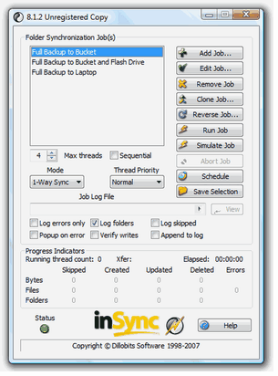 InSync Backup Software 8.1.30