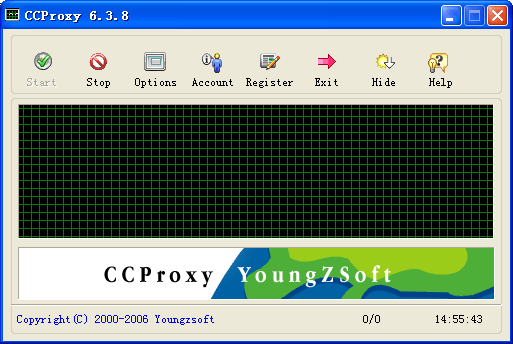 Internet Sharing Software CCProxy 5.30.10.05.2002
