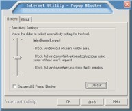 Internet Utility - Popup Blocker 2.10