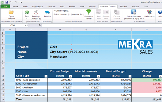 Invantive Control for Excel 2014R1TR