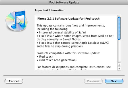 iPhone and iPod Firmware 6.1.2