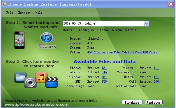iPhone Backup Restore 2.1.48