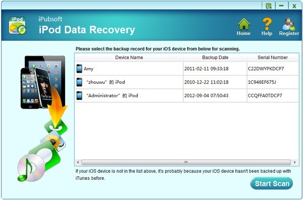 iPubsoft iPod Data Recovery 2.1.2