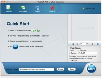 iPubsoft PDF to ePub Converter for Mac 2.1.0