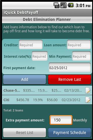 iQuick Debt Payoff 2.1