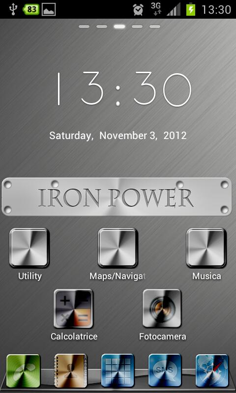 Iron Power GO / NOVA Launcher 1.0
