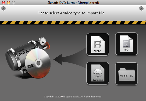 iSkysoft DVD Burner for Mac 1.5.3