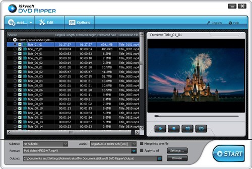 iSkysoft DVD Ripper 2.6.0