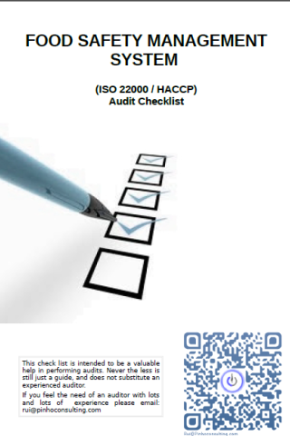 ISO22000 HACCP Checklist 1.0