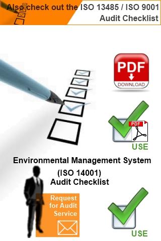 ISO 14001 Audit checklist 1.0