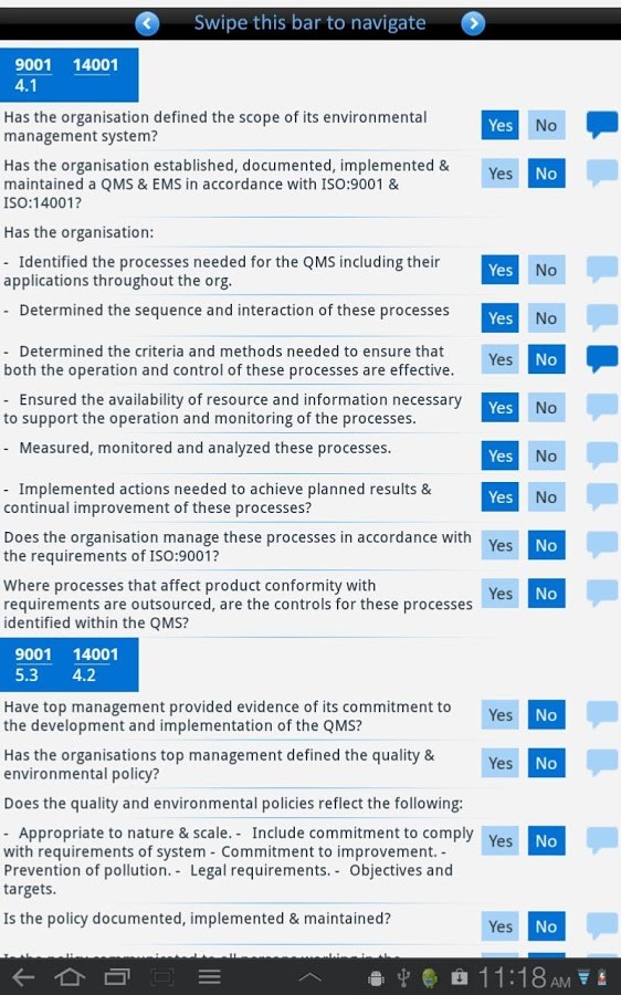 ISO 9001 - ISO 14001 Audit 1.9
