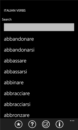 Italian Verbs 1.0.0.0