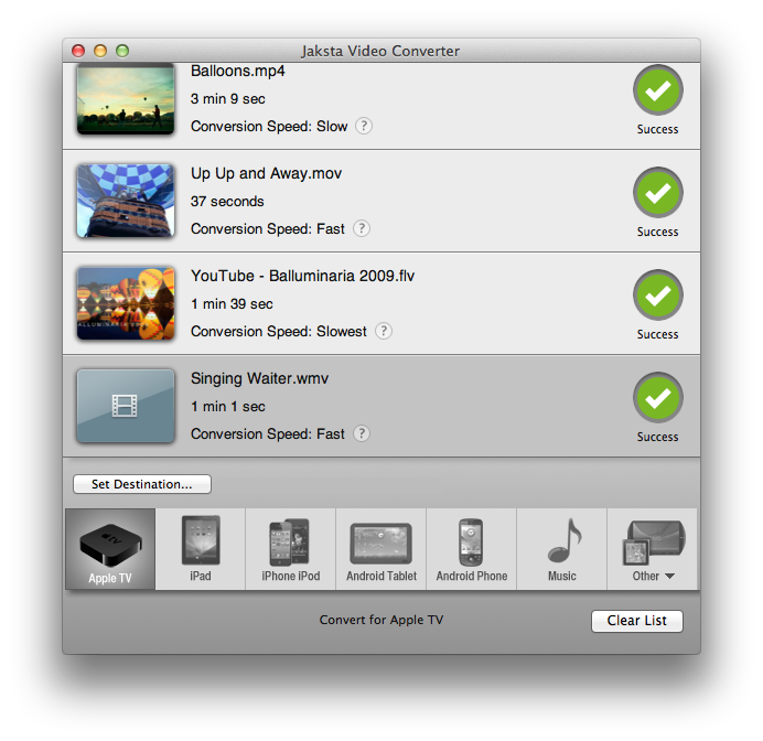 Jaksta Video Converter for Mac 1.5.5
