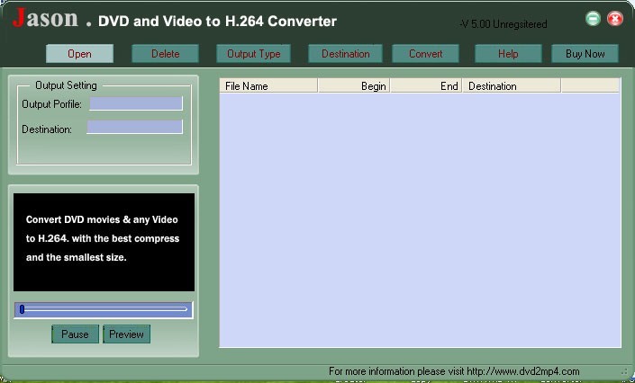 Jason DVD Video to H.264 Converter 9.99