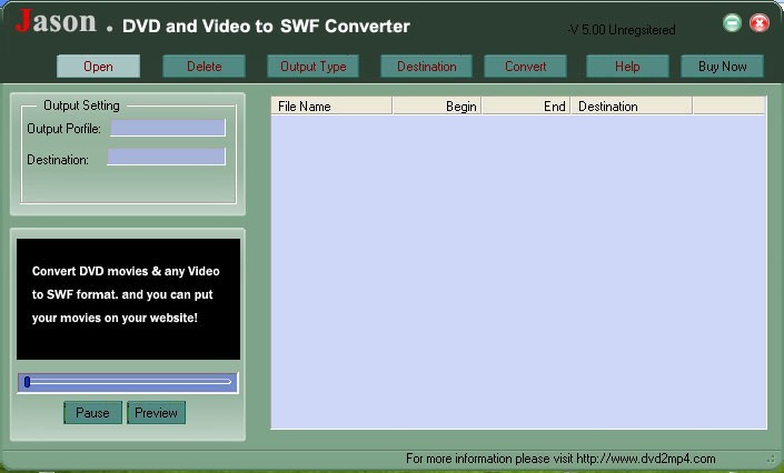 Jason DVD Video to SWF Converter 8.99